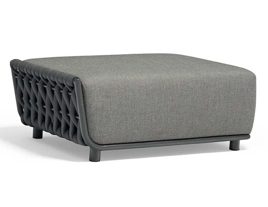 Couture Jardin HUG Ottoman Anthracite