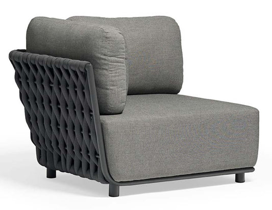 Couture Jardin HUG Right Hand Chair Anthracite