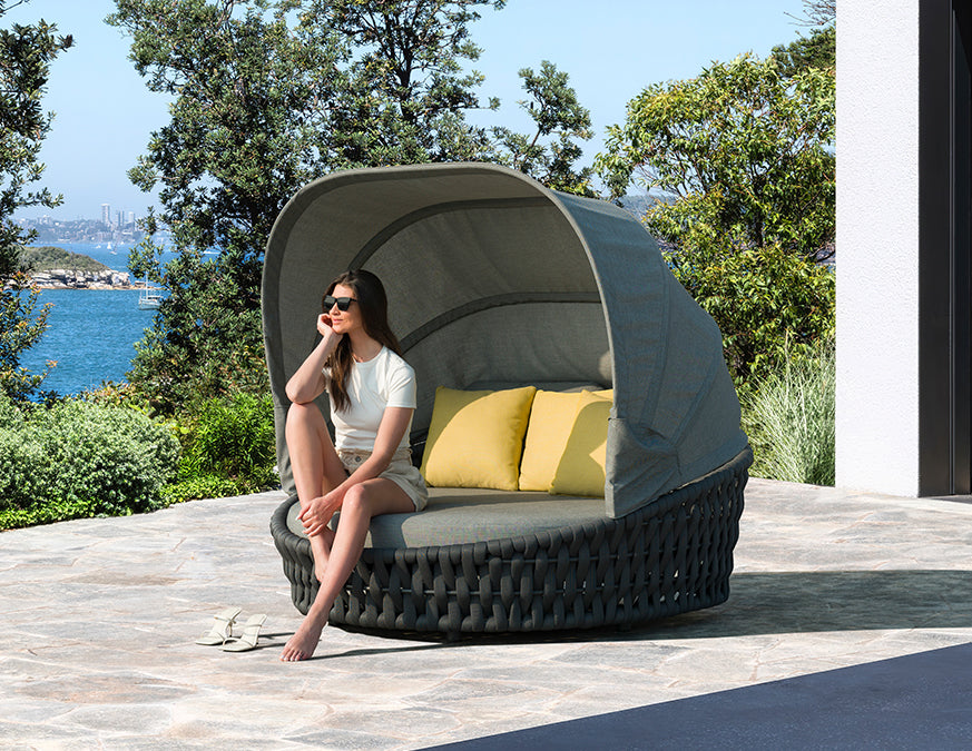 Couture Jardin HUG Daybed with Canopy lifestyle