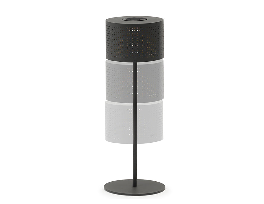 Couture Jardin HILO Height Adjustable Solar Lamp Anthracite