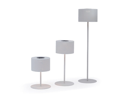 Couture Jardin HILO Height Adjustable Solar Lamp White