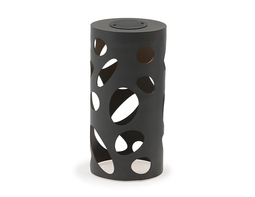 Couture Jardin OVALIA Round Solar Lamp Anthracite
