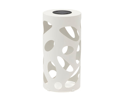 Couture Jardin OVALIA Round Solar Lamp White