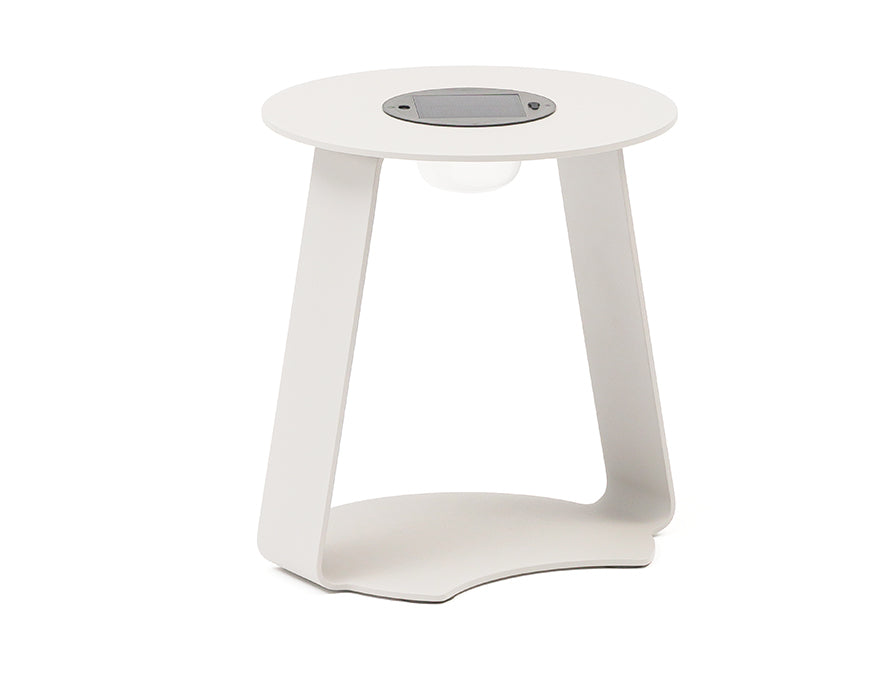 Couture Jardin DUO Small Table Solar Lamp White