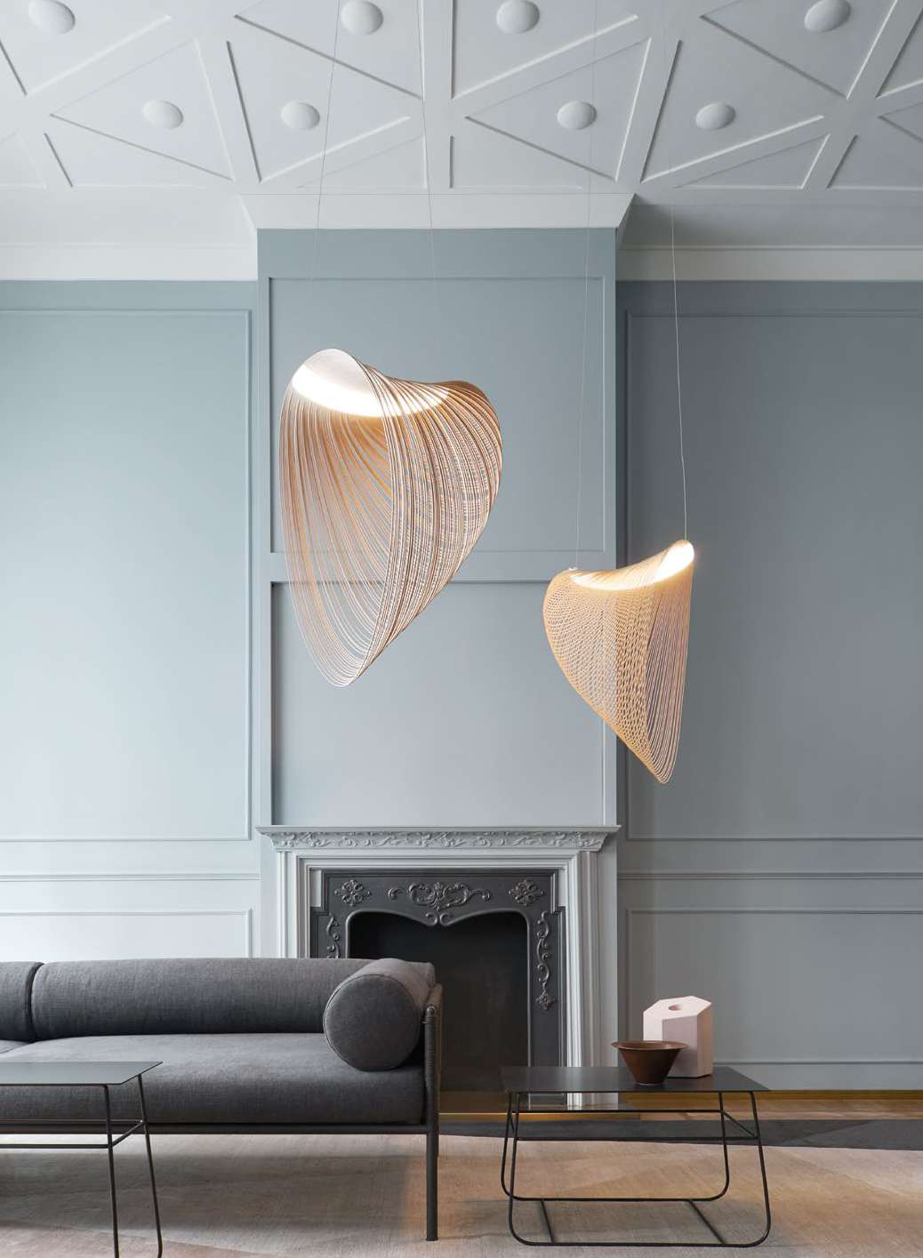 Luceplan Illan Suspension Lamp pair