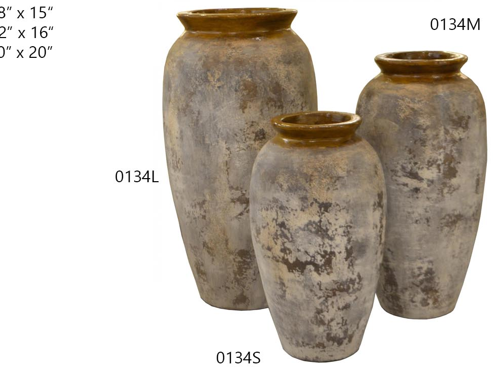 Mood Dekor Set of Three Jumbo Tanque