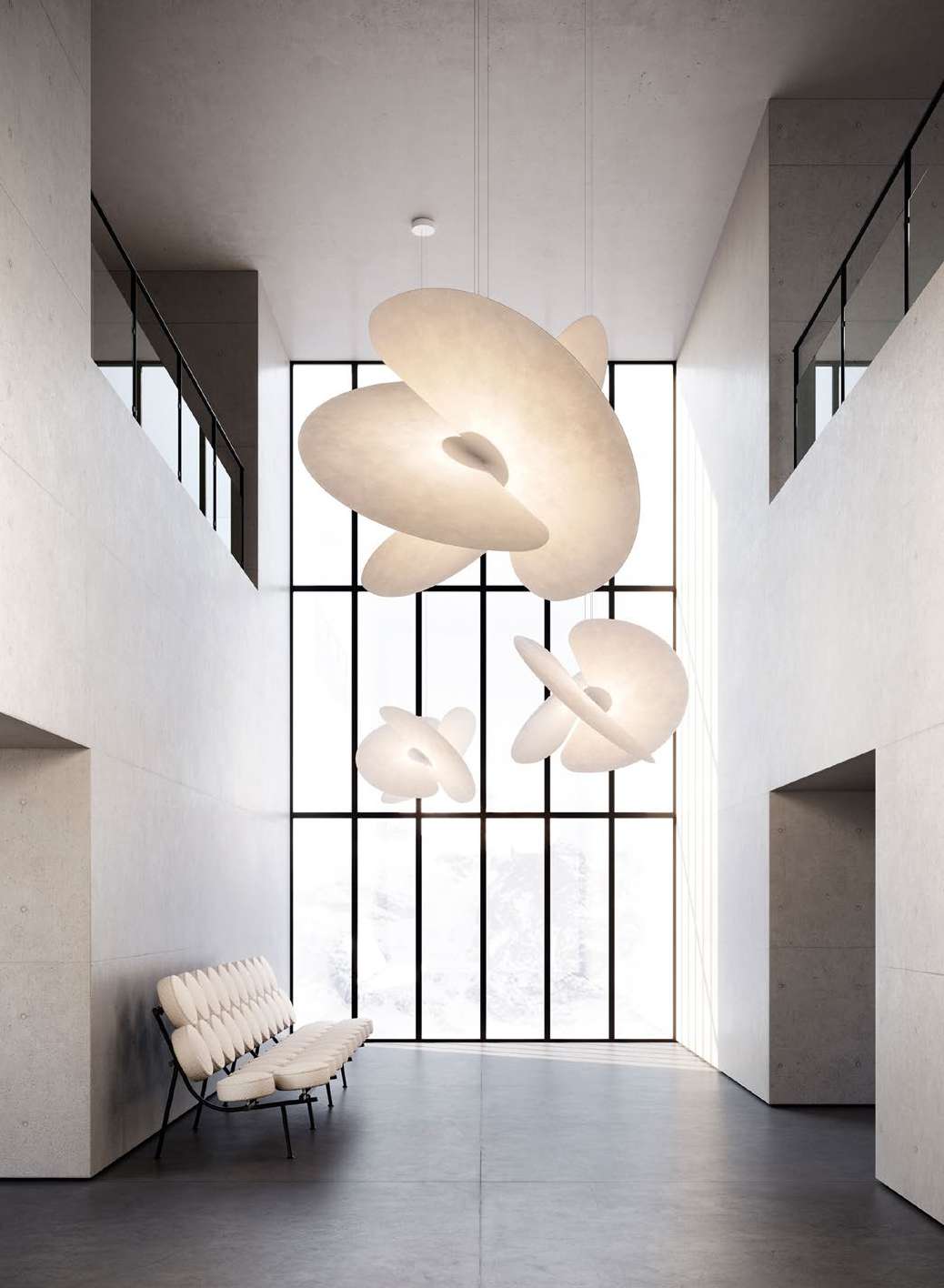 Luceplan Levante Suspension Lamp cluster