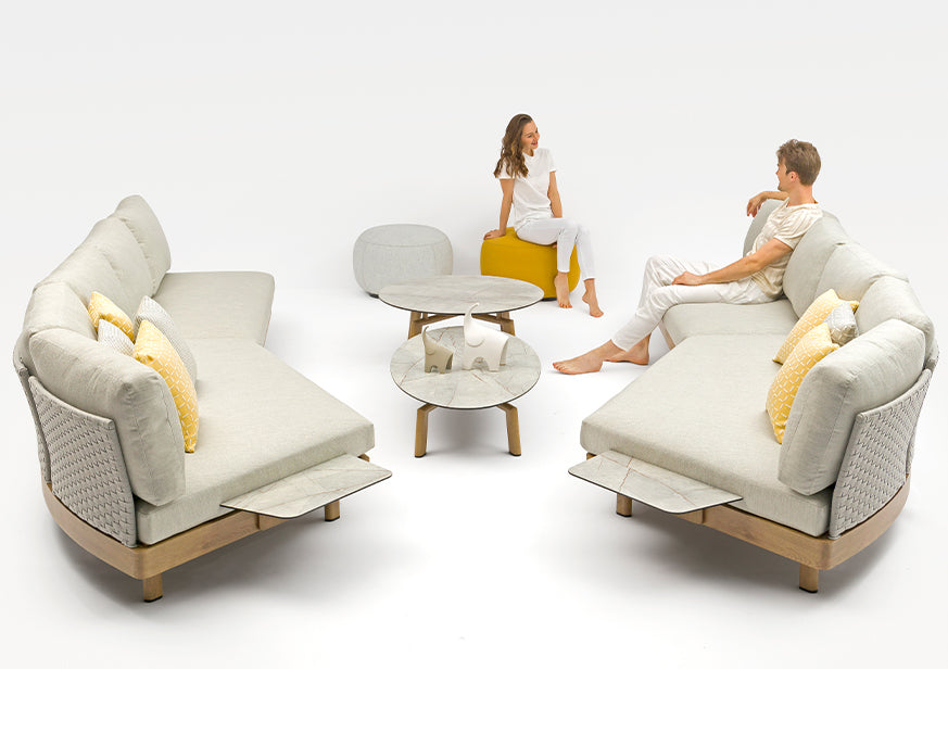 Couture Jardin LOUNGE Round Coffee Table lifestyle