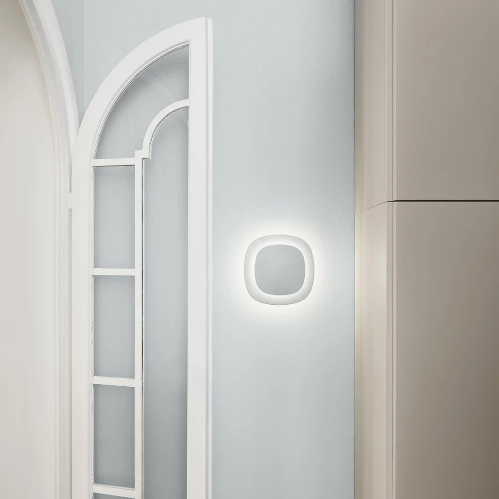 Luceplan Luthien Wall Lamp in a hallway