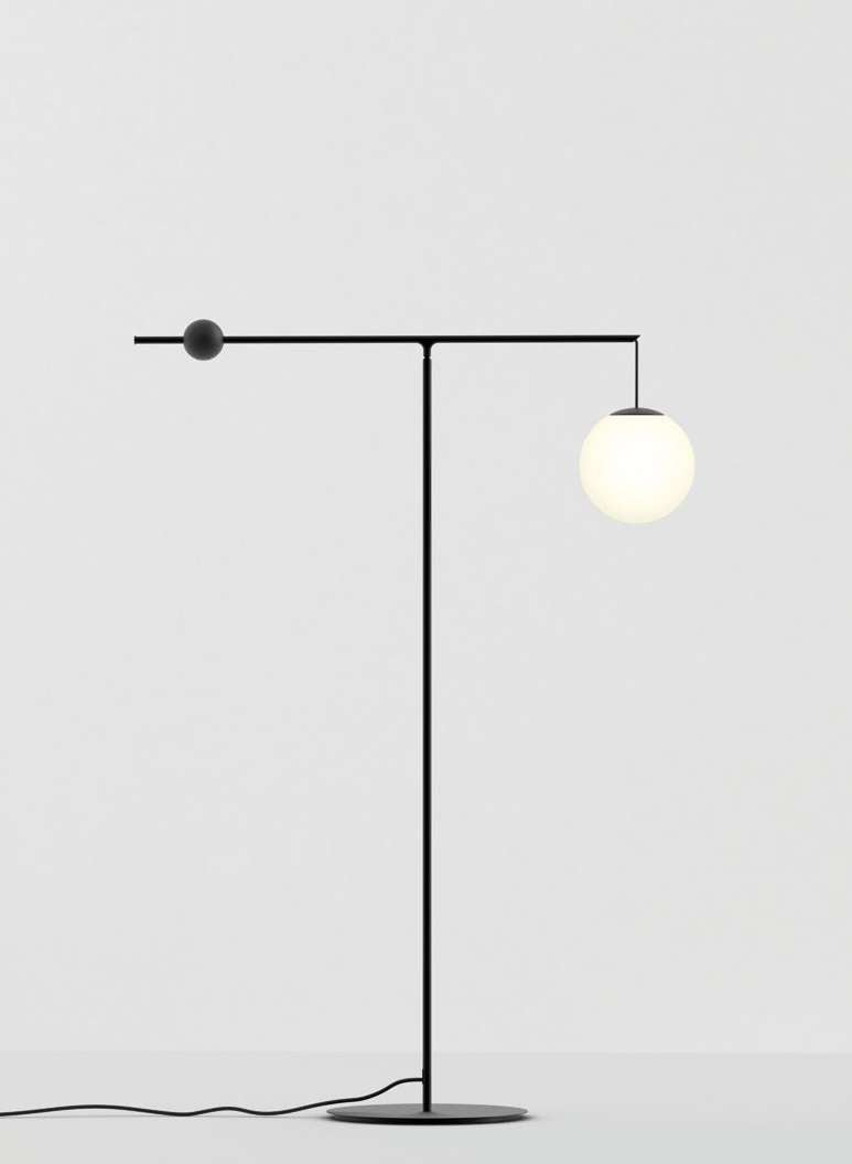 Luceplan Malamata Floor Lamp black product photo