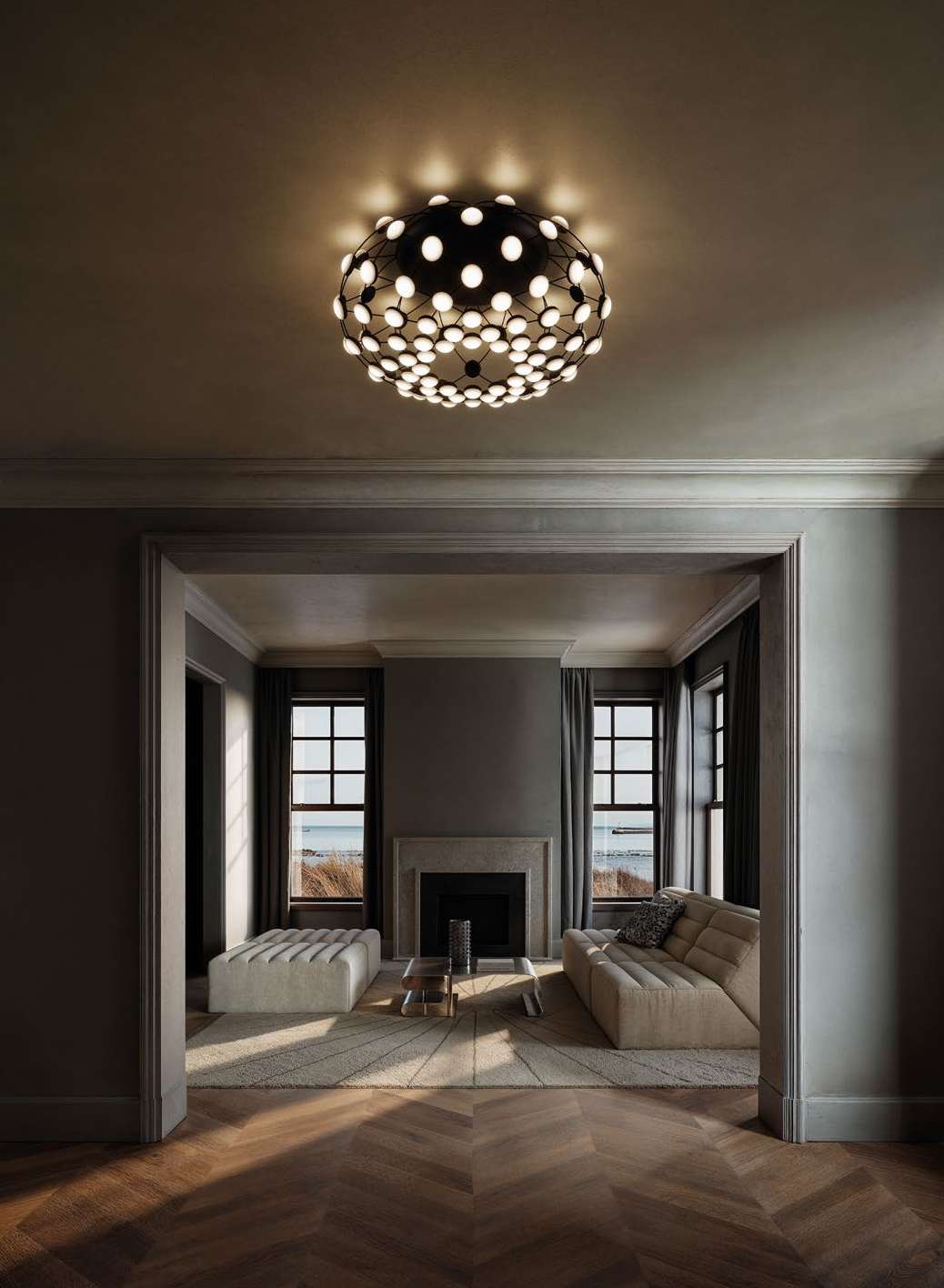 Luceplan Mesh Ceiling Lamp
