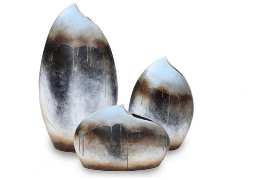 Mood Dekor Set of Three Angel Vases