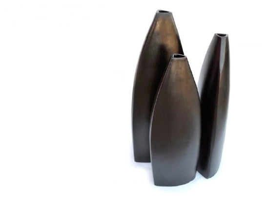 Mood Dekor Set of Three Polygonal Vases