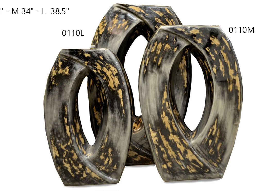 Mood Dekor Set of Three Nolan Vases