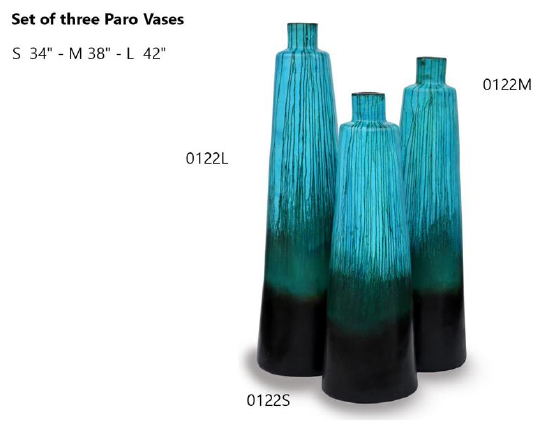 Mood Dekor Set of Three Paro Vases