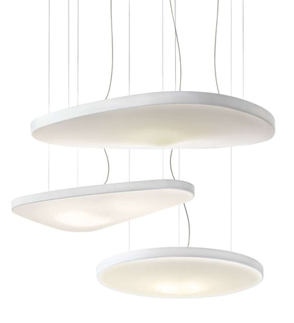 Luceplan Pétale Suspension Lamp three shapes