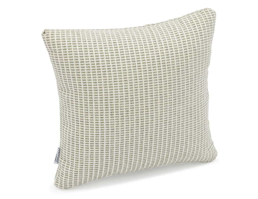Couture Jardin Decorative Pillow Grid Grey