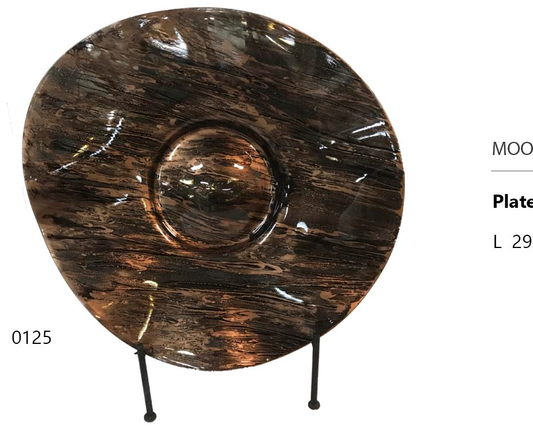 Mood Dekor Plate with Stand (Bronze)
