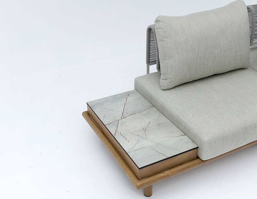 Couture Jardin PLAY Armless Chair With Side Table lifestyle