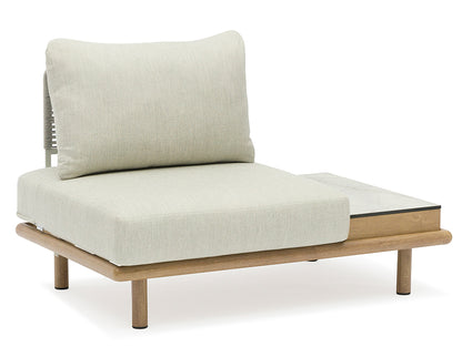 Couture Jardin PLAY Armless Chair With Side Table Oak