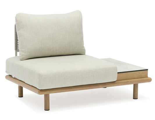 Couture Jardin PLAY Armless Chair With Side Table Oak