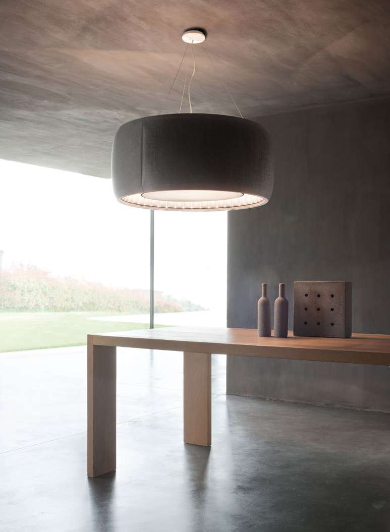 Luceplan Silenzio Suspension Lamp single