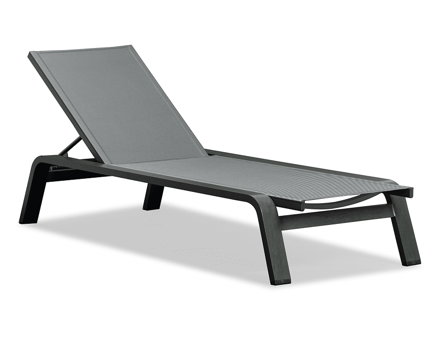 Couture Jardin SO CHIC Chaise Lounge Ebony