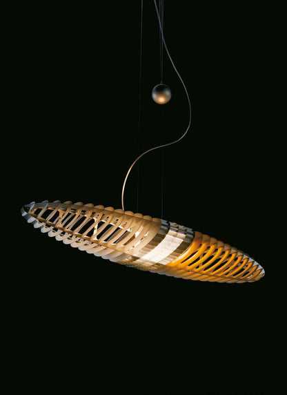 Luceplan Titania Suspension Lamp illuminated