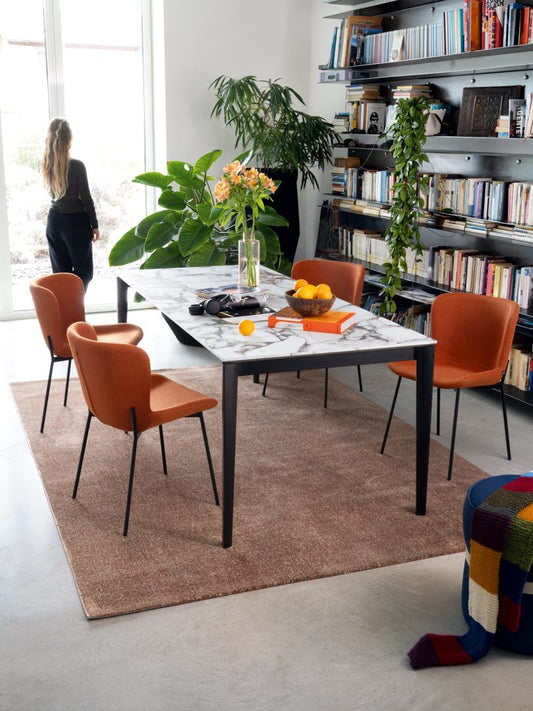 Connubia VULLY Rug CB7277 - lifestyle scene, Rust Brown Melange