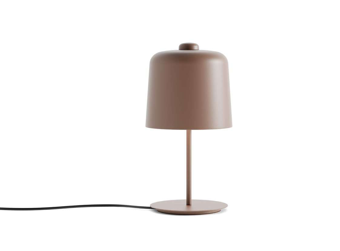 Luceplan Zile table lamp in brick red